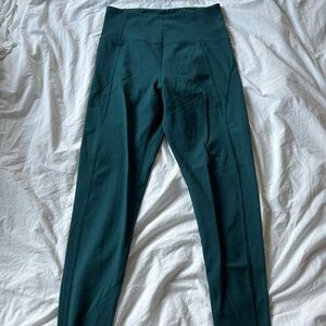 Girlfriend Collective teal leggings